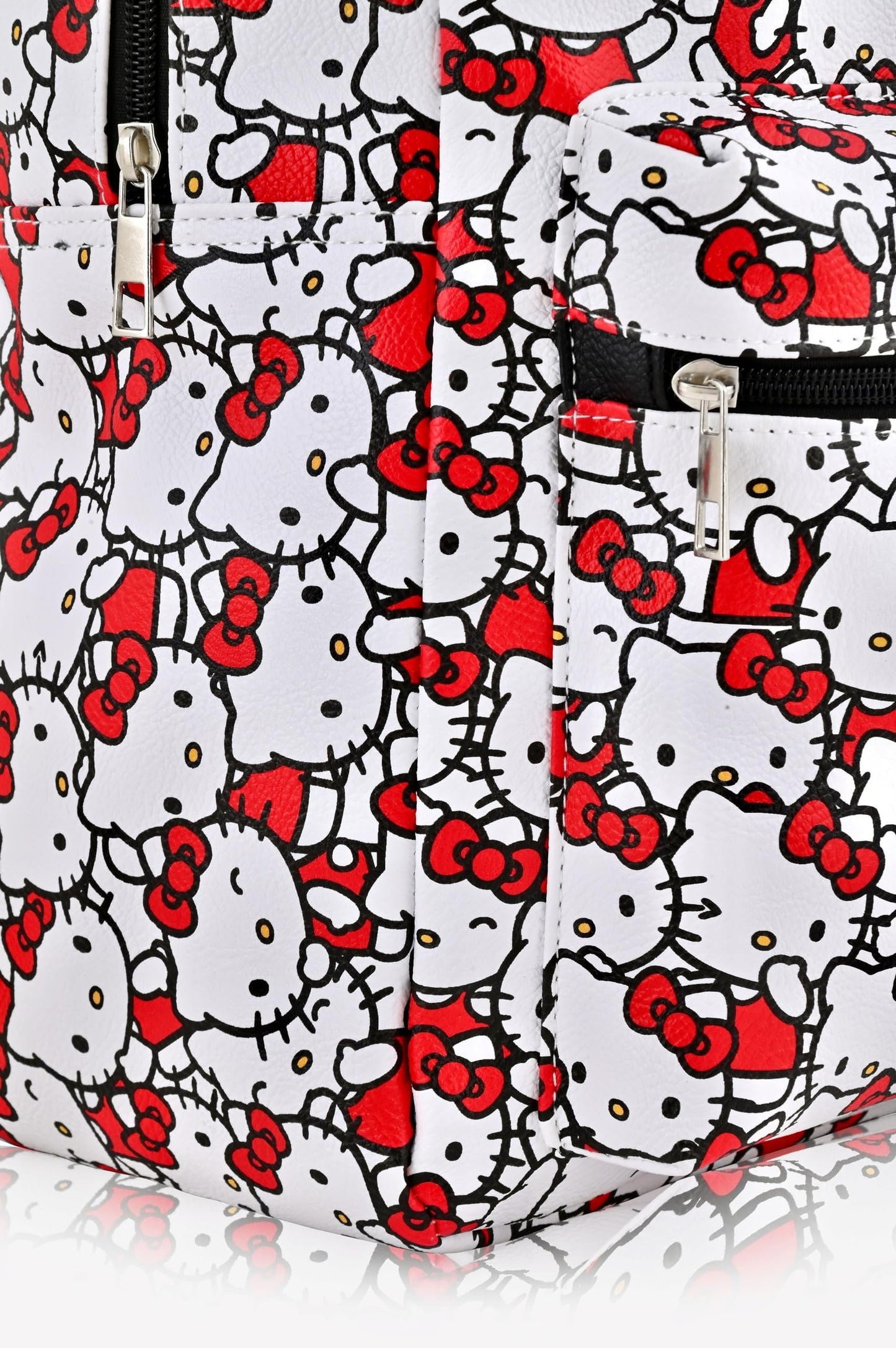 Sanrio Hello Kitty Backpack for Women, Men, Unisex Cute PU Leather Large Hello Kitty Backpack Purse Shoulder Purse | Hello Kitty Bag and Hello Kitty Accessories